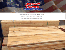 Tablet Screenshot of americanlumberllc.com